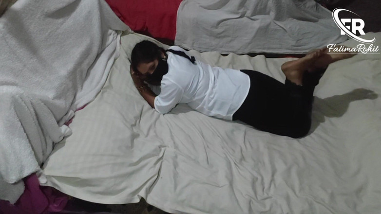 Fatimaxyz: Desi Girl Friend Masti on the Bed
