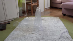 Mark Hannes: バイブレーターでクリアなセックスドールのセックスと、腰のマスターベーションでフィニッシュ