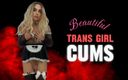 Sasha Q: Hermosa chica trans rusa masturbándose en la webcam