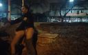 Active Couple Arg: 女孩在街上裸体在户外啪，被警察抓住