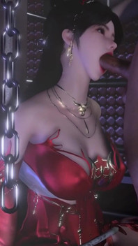 거대한 자지로 BDSM 섹스를 즐기는 3D 발정난 섹시한 코스프레 모델