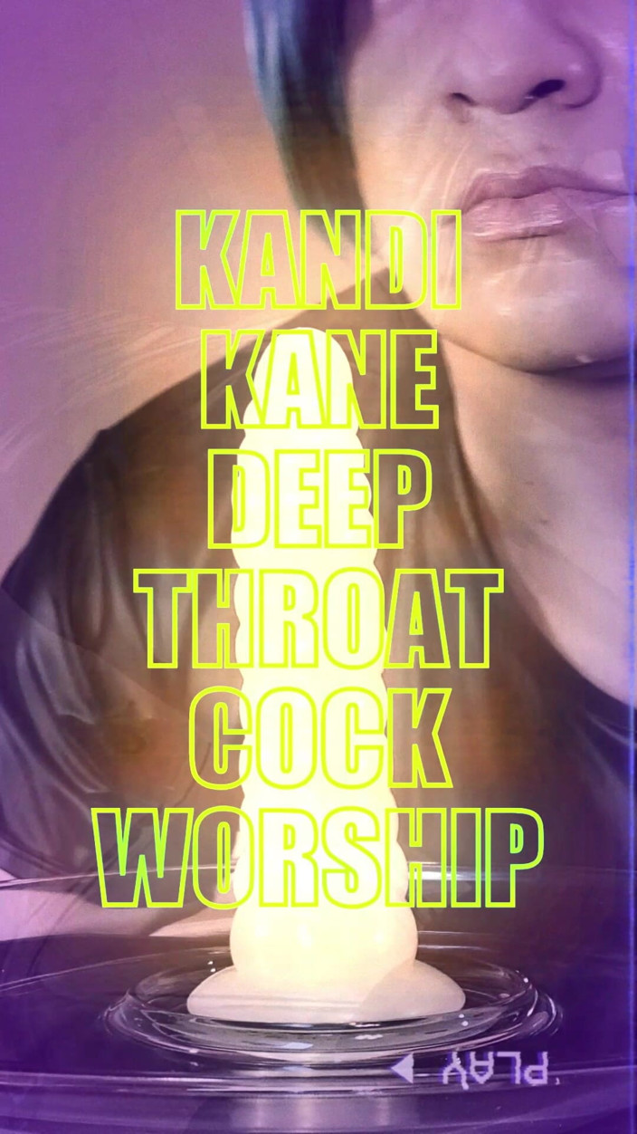 kandiKane: Kandi Kane, salope tapette, gorge profonde et adoration de bites