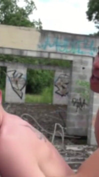 French twink used outdoor by sexy muscle Latino dominant