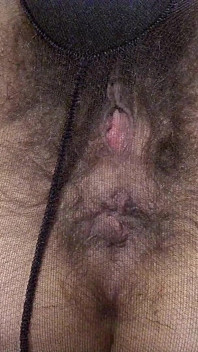 Buka semak basah dan pantat berbulu dalam pantyhose (rakaman dekat) pov duduk muka