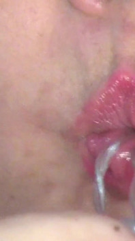 Awesome!! Endless Deepthroat with a Very Long String of Lights!