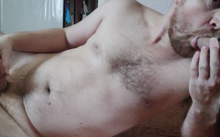 My dick fantasies: Sucking a Dildo and Jerking off