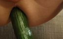 Justin Schell: Enjoying This Big Vegetable Toy in My Tight &amp;amp; Small Anus.