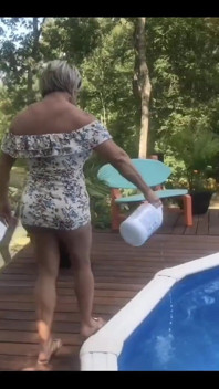 A Little Skit Around the Pool