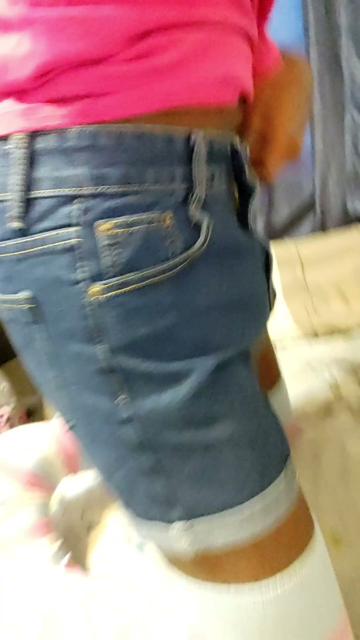 PawgrammerSocks: Black Femboy Shows You His Panties Bulge and Ass