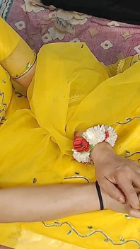 Heena Night Beautiful Handjob of Big Dick Devar Got by Hot Indian Bhabhi