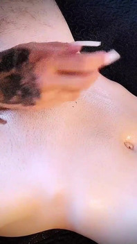Kerja Tangan Pasca-Orgasme Ketat Kakak Tiri, Cumshot Panas