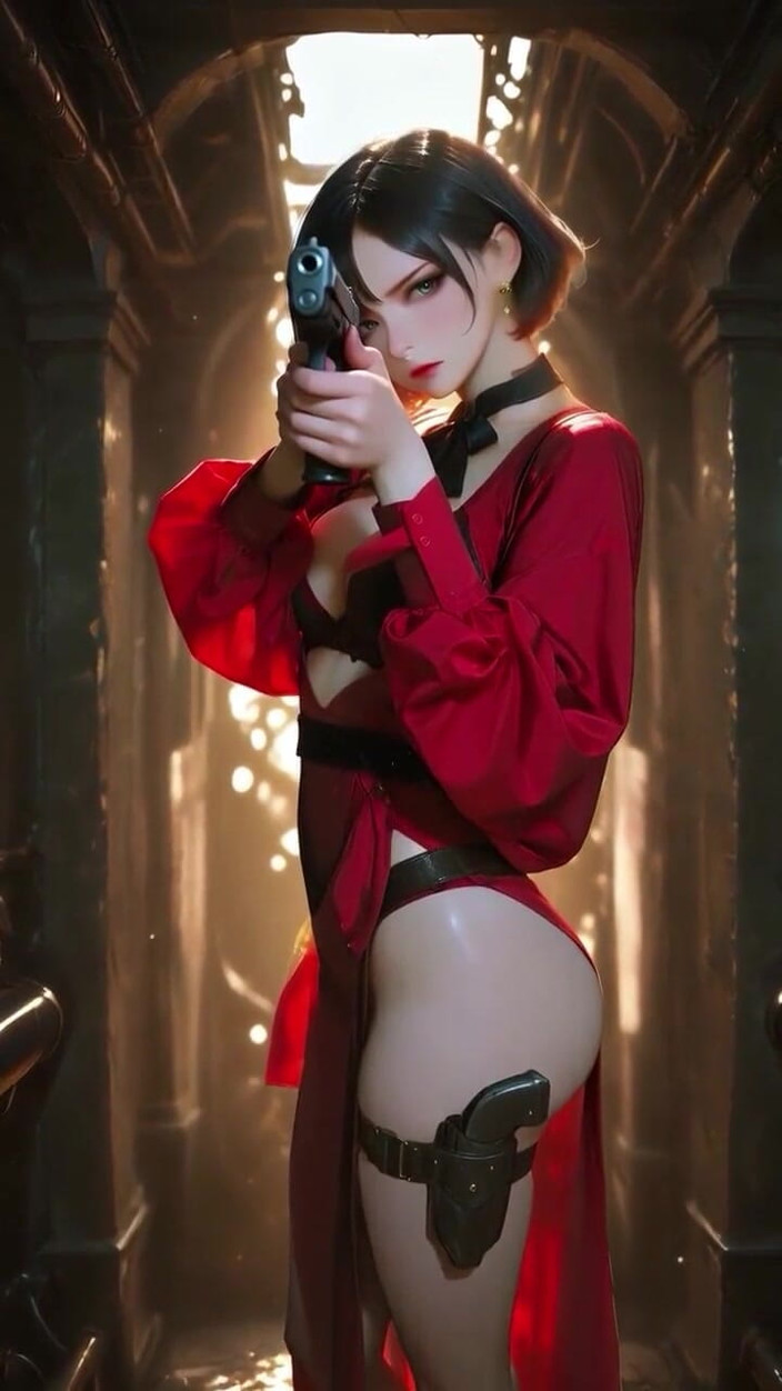 Tay Swift X: Suspensão da saia vermelha Shrine Maiden: Invada cada buraco, porra...