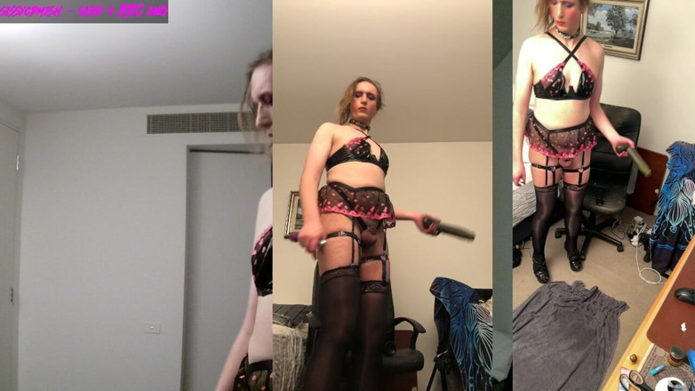 SissyCDMish: Sissycdmish - Tri-cam Setup 3x die Sissy 3x der Spaß!