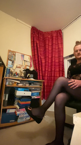 Ava Maxwell: Ava Maxwell halloween kancelář punčocháče nohy uctívání JOI