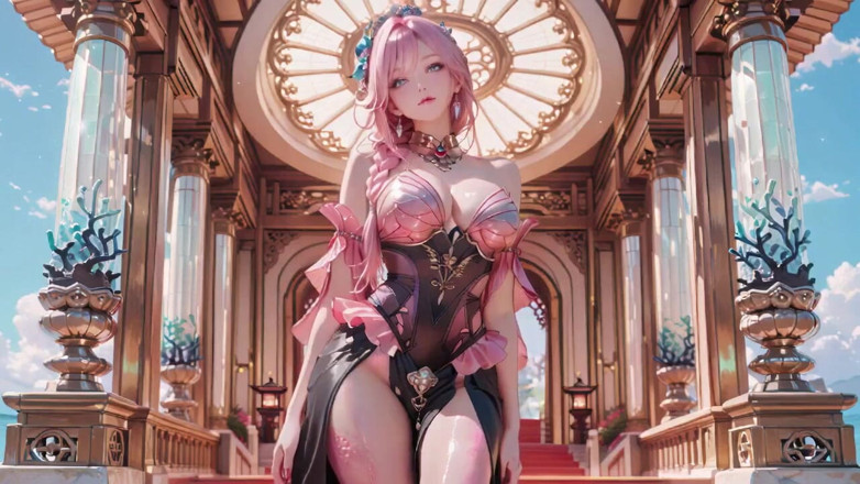 Seraphina Vale: นางเงือกผมสีชมพูราชินี! จากใต้น้ําในฝันไปจนถึงพื้นที่ส่วนตัวสีขาวบริสุทธิ์ เธอคุกเข่าก่อนที่เลนส์จะใส่ใจหน้าอกเธอ