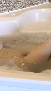 Asian Beauty Takes a Bubble Bath Starring Alexandria Wu