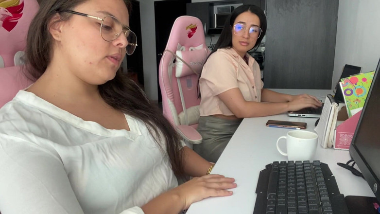 zoemelissa: Our Boss Excites Us, We Masturbate Thinking About Him