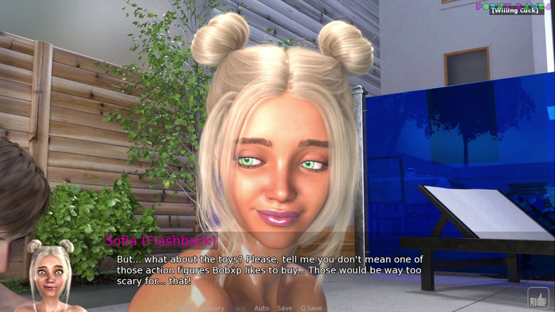 Porny Games: За словами Софії від Гріми Гріми - вечірка біля басейну з анальними відважками, блондинки дає все 4