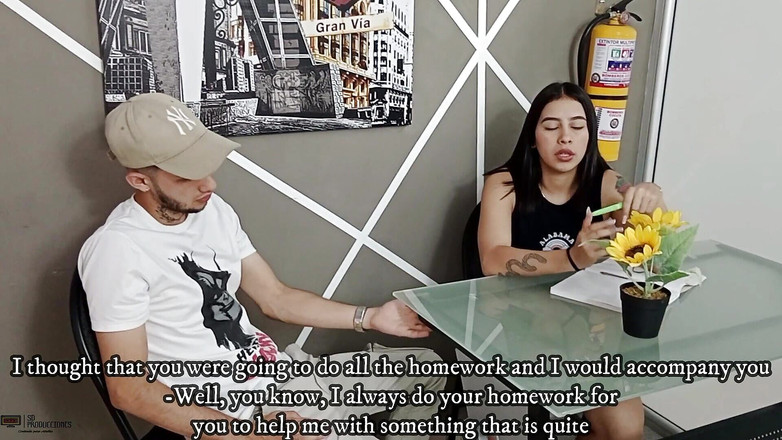 Vayolet: Amigos cachondos teniendo sexo oral en lugar de hacer su...