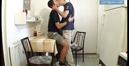 Just x gays: Kåta homosexuella, Dom och Michal, analt knullar