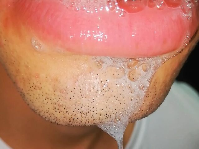 In My Mouth, Tongue, Saliva, Tongue, Sloopy, Sucking, Spit Fetish, Long Tongue and Drooling Close-up (Rey rey)