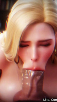 Animation 3D en amazone blonde sexy - ai generated