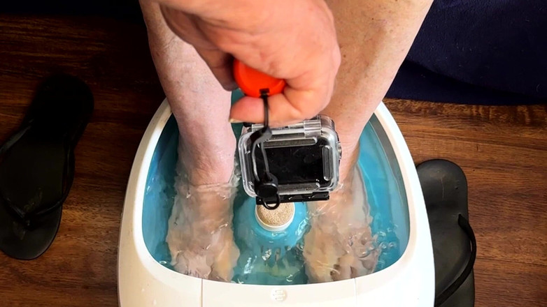 FromThisNight: Footbath, Self Pedicure, Painting Nails, Footjob