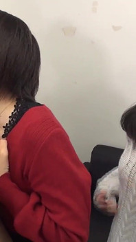 Two Bestie Amateur Girls: Sloppy French Kissing While Teasing Handjob 2 Special Edition -1