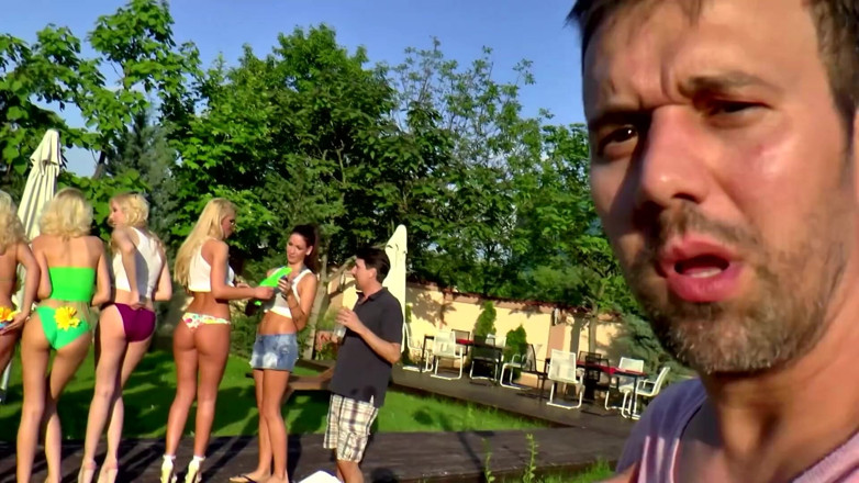 Fuck Cumshot Party: Outdoor DP Group Sex Wild Fuck Fest