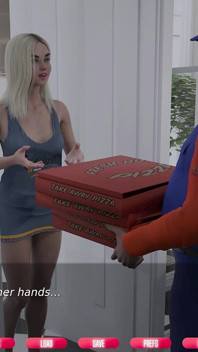 Naughty Neighbours - V0.57 - Libby Showed Her Boobs to the Delivery Guy to Get the Pizzas for Free