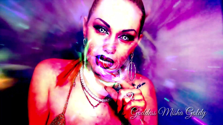 Goddess Misha Goldy: Demonic ASMR! Mind fucking you so that you can’t cum...