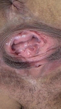 Beautiful Flowing Pussy From an Unusual Angle