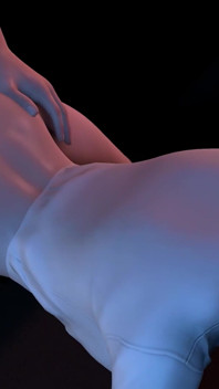 3D BBW Azjatycka dziwka nago jej ogromne cycki zdradza z wielkim kutasem