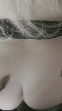 POV quickie BBC interracial bBW übergebeugt sperma auf qos Tattoo