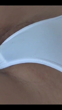 On the Beach I Filmed My Stepmother's Delicious Hairy Pussy and She Happily Showed It off