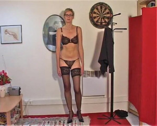 Orgsex: Lise's strip-interview
