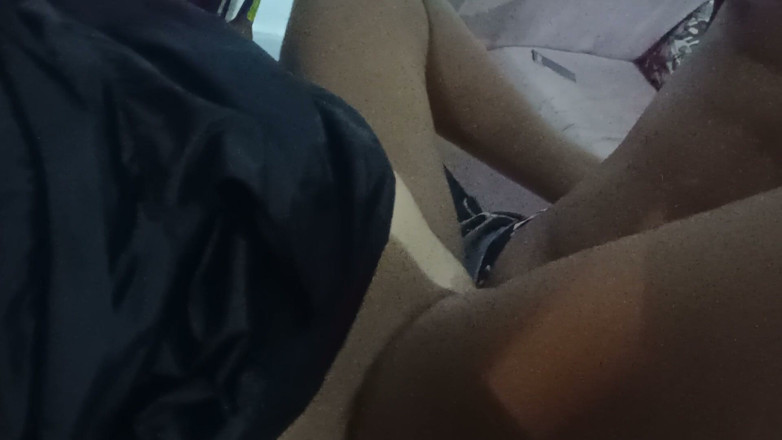 AngyAmazon: Friend Rubbing His Cock Against My Pussy and Fucks Me...