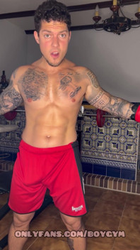 Gay Pro Boxer, Cuming Like an Animal