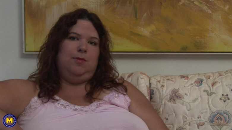 Mature NL: Big Breasted BBW Shy Goes Naked &amp; Masturbates for You