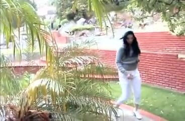 Perfect Porno: Nice booty teen with long black hair sucks and rides...