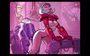 Porny Games: Resgate espacial: Código rosa v7.0 - gata esbelta tendo um pau...