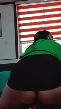 I Put the Dildo in My Pussy in the Living Room