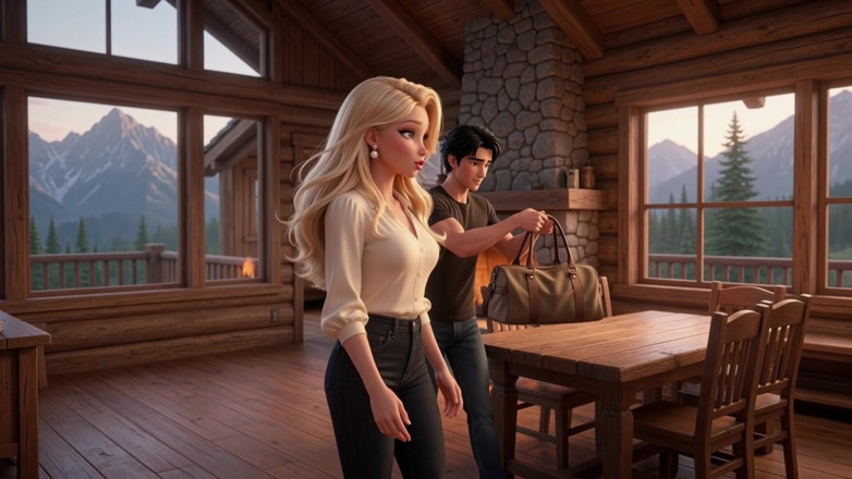 My night collection: Alone with Stepmom in the Mountain Cabin for One Night...