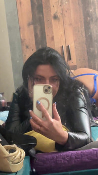 Feeling Myself in the Mirror Just a Sexy Tease Before Things Get Hotter.