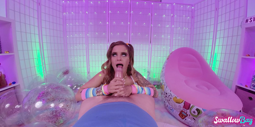 Swallowbay 2D: Sexig Jesse het twerking session med slarvig deepthroat