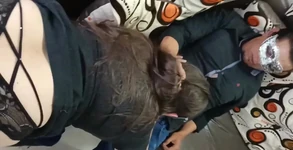 Wife Addicted to Threesomes Fucks Her Friend and Husband; She Likes Being Filled with Cum