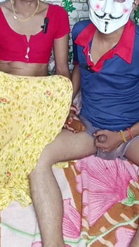 The Stepson Fucked His New Stepaunt's Tight Pussy with a 9-inch Dragon Condom and Made Her Squirt
