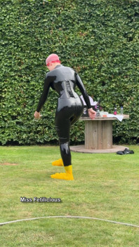 Expectation Walking on Majestic Silicone Paws. Reality Me Trying Not to Faceplant in the Grass While Filming