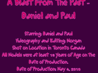 The Great Canadian Male: A blast from the past - Daniel and Paul