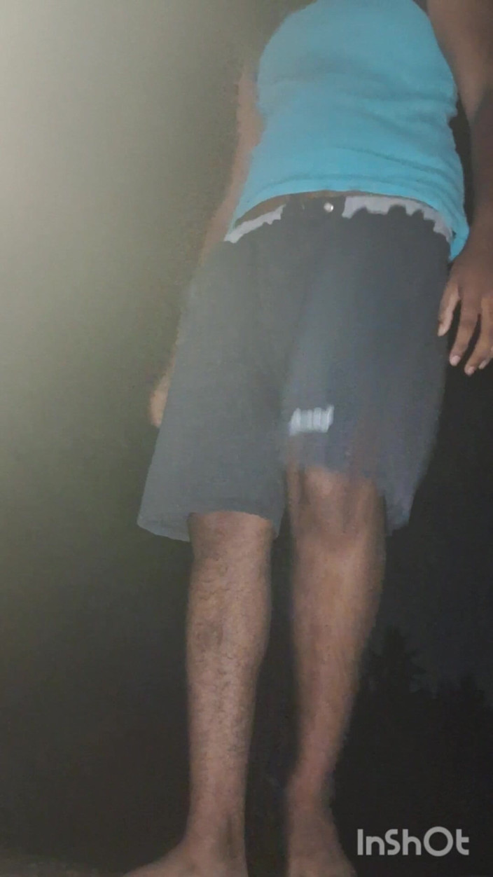 Mayank Perv: Nude Mallu Indian Guy Walking Outdoor at Night